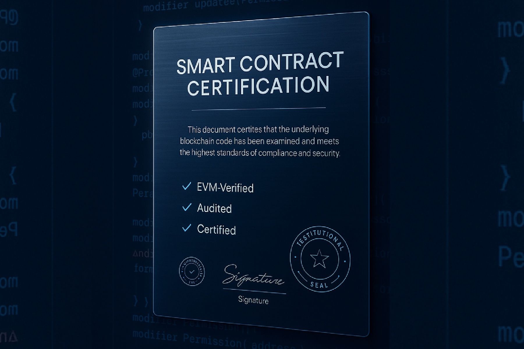 Smart Contract Audits & Legal Certification