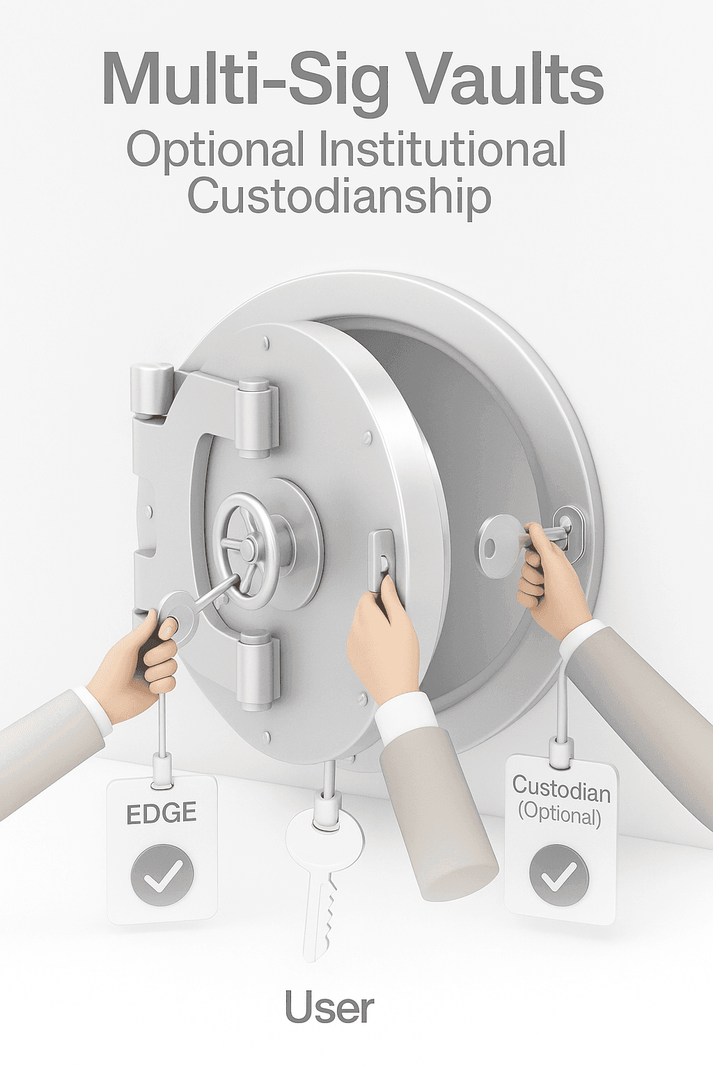 Multi-Sig Vaults + Optional Institutional Custodianship